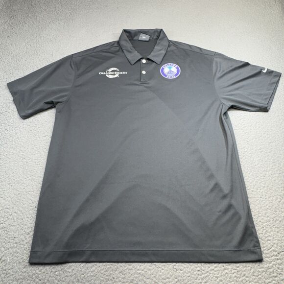 Orlando Pride Shirt Mens XL Gray Nike Dri-Fit MLS Soccer Orlando‎ Health Logo - Picture 1 of 15